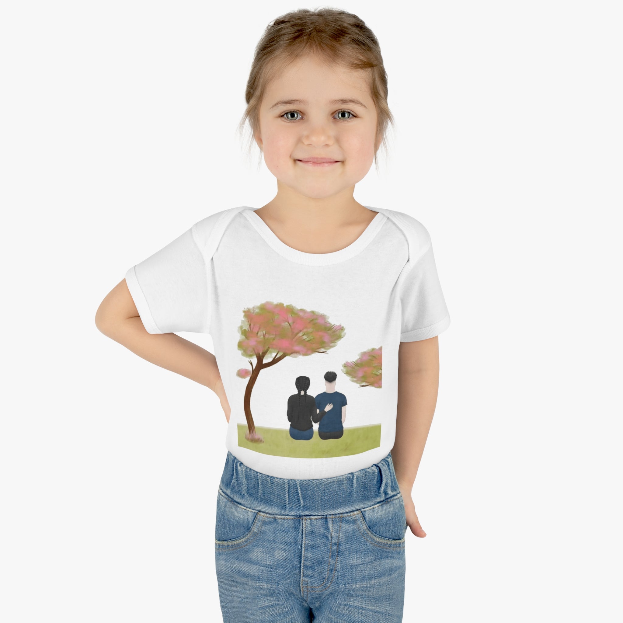 You and Me forever | Infant Baby Rib Bodysuit